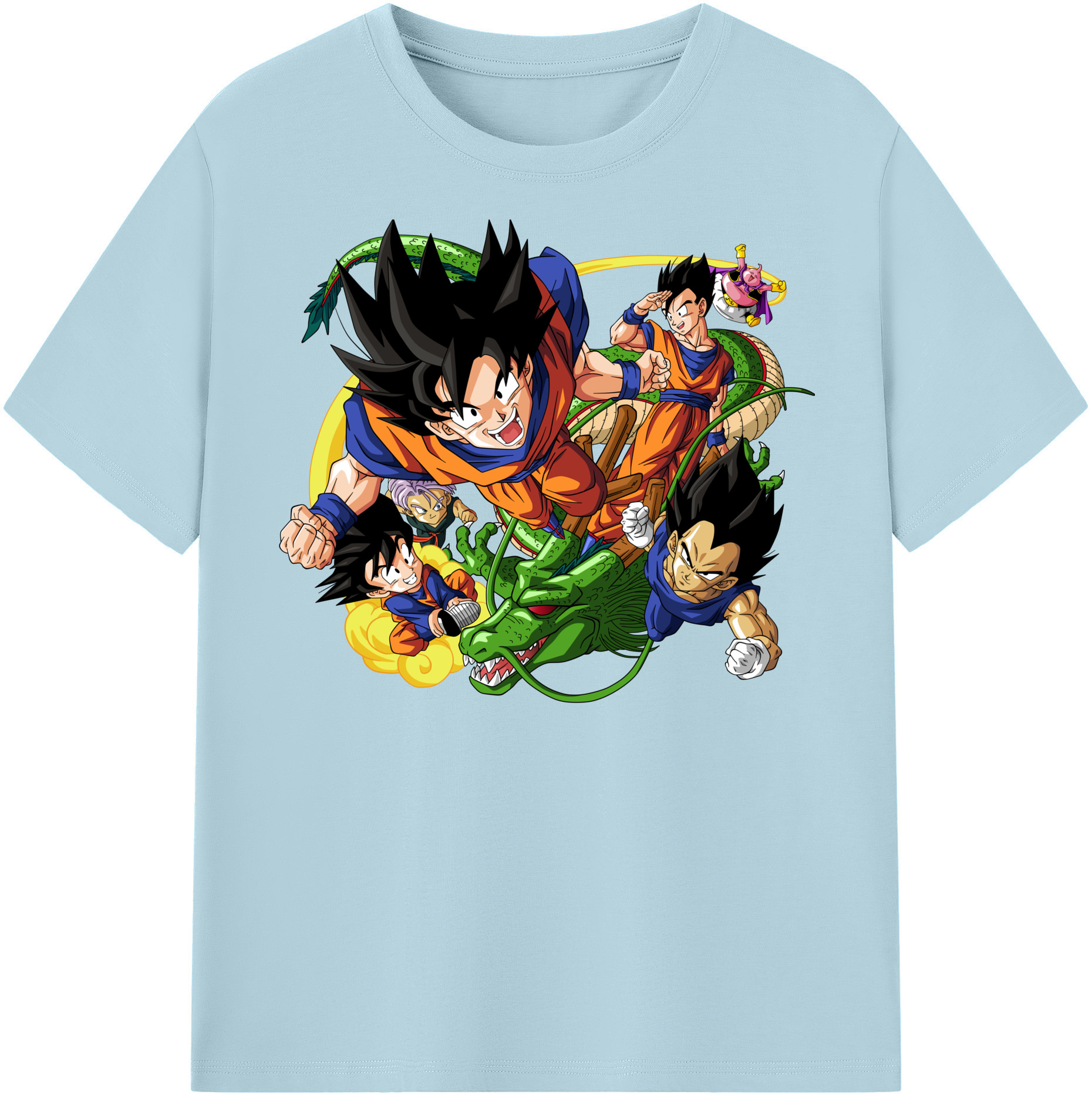 （画像用） ドラゴンボール DRAGON BALL 綿100％半袖Tシャツ（フロントプリント）